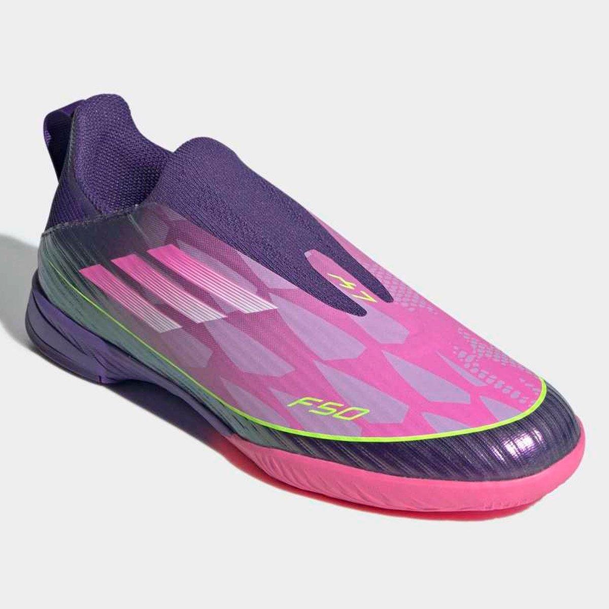 Chuteira Futsal Infantil Adidas F50 League LL Lamine Yamal Unissex - Tam: 27 - 1