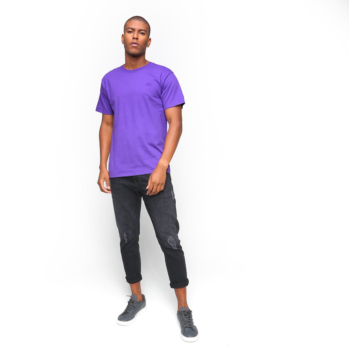 Camiseta Champion Logo Classic Jersey - Tam: P - 3