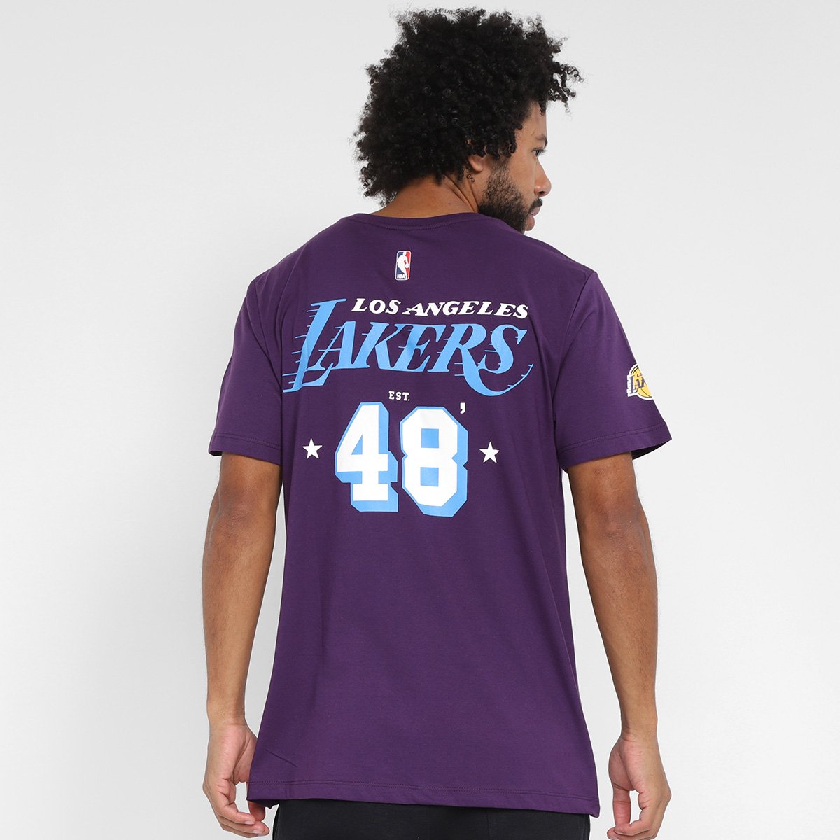 Camiseta NBA Los Angeles Lakers Masculina - Tam: GG - 1