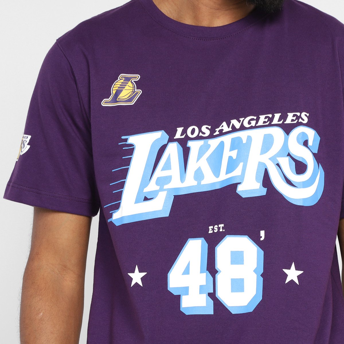 Camiseta NBA Los Angeles Lakers Masculina - Tam: GG - 2