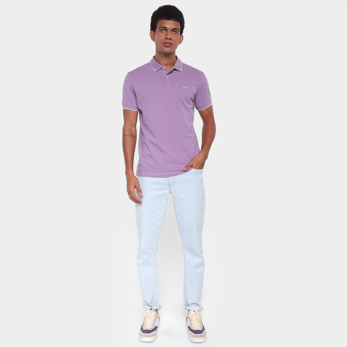 Camisa Polo Colcci Casual Masculina - Tam: GG - 3
