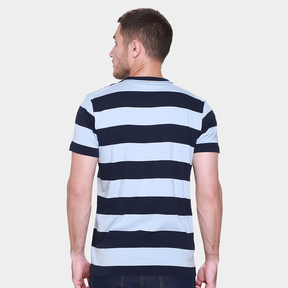 Camiseta Colcci Listrada Masculina - Tam: GG - 1