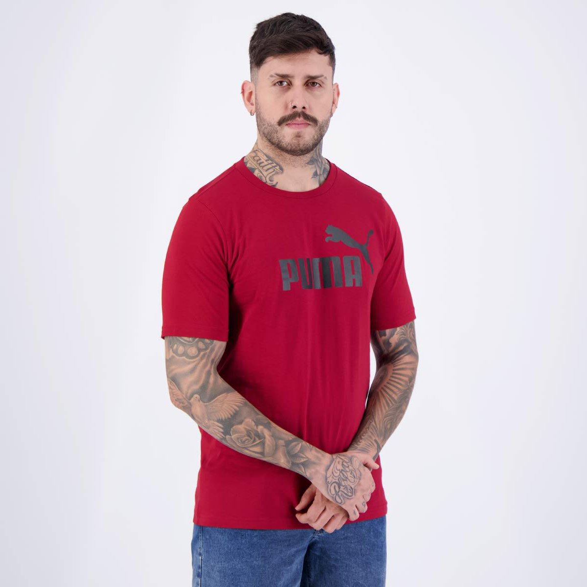 Camiseta Puma Logo I Masculina - Tam: P - 1