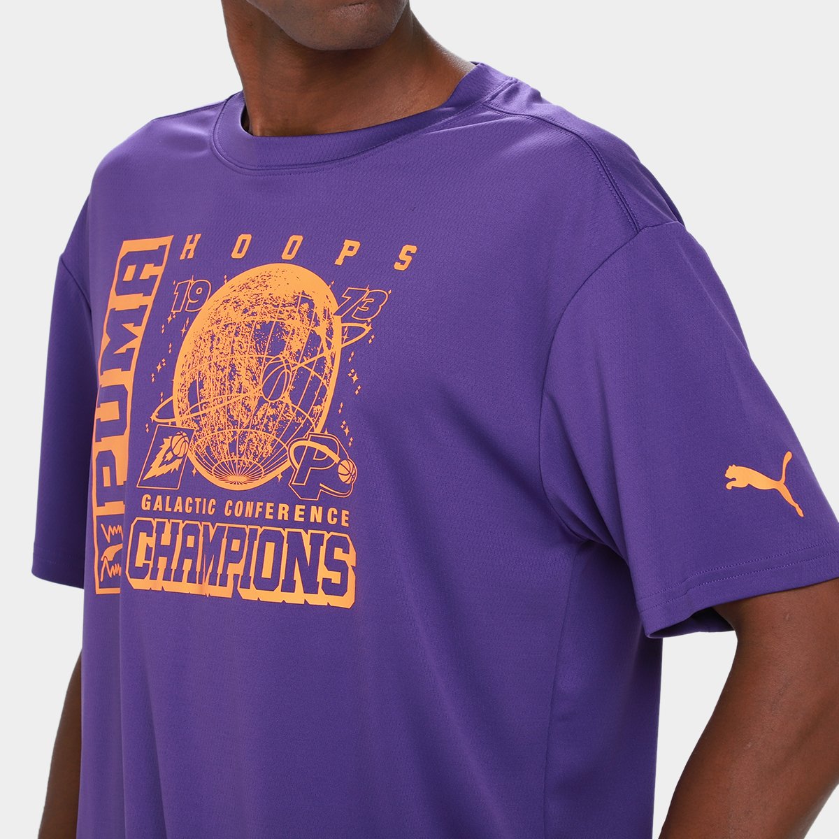 Camiseta Puma Hoopstel 1 Masculina - Tam: P - 2