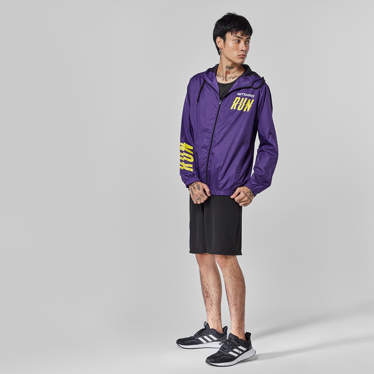 Jaqueta Corta-Vento Netshoes Run - Tam: M - 5
