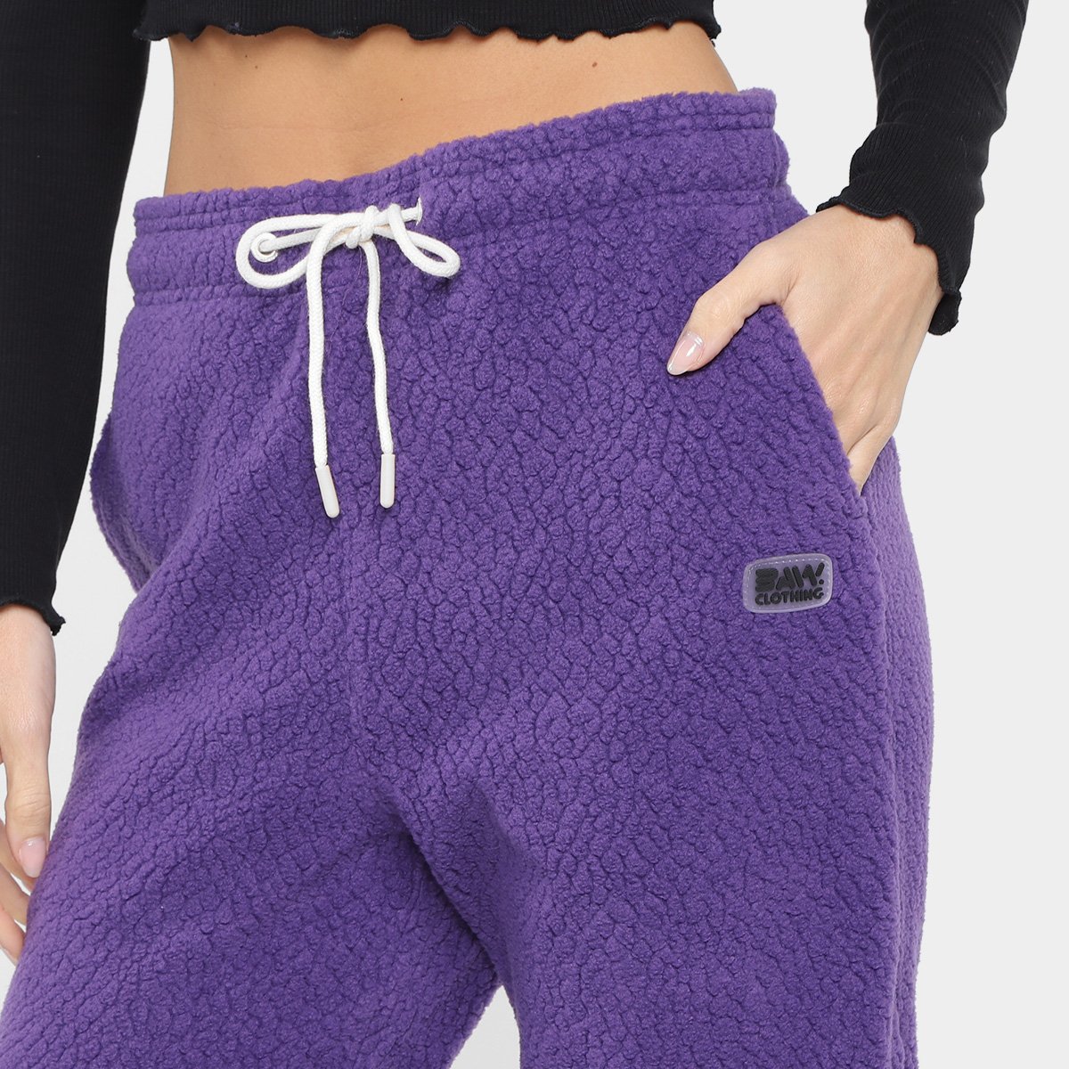 Calça BAW Clothing Sherpa Retro Feminina - Tam: M - 2