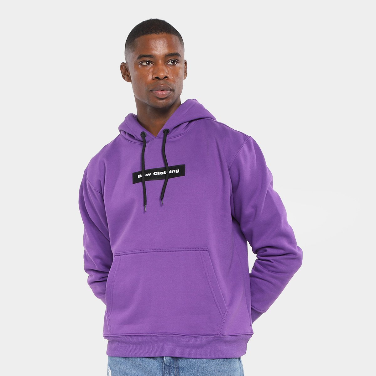 Moletom Baw Clothing Tag Logo Masculino