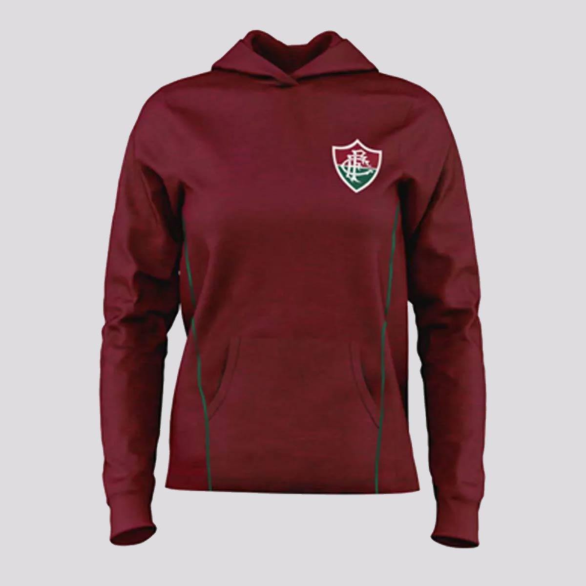 Moletom Fluminense C/ Capuz Feminino