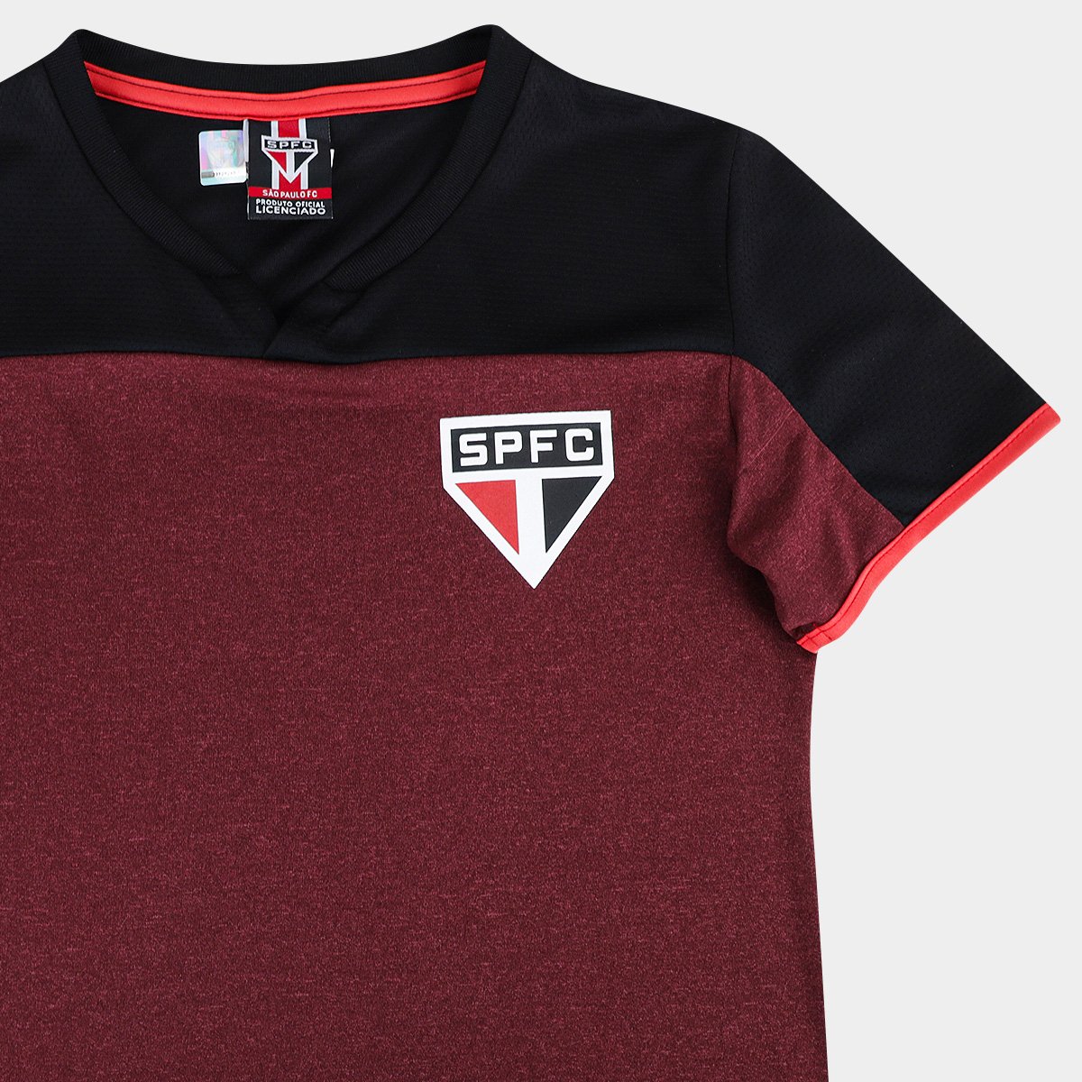 Camiseta São Paulo Braziline Feminina - Tam: G - 3
