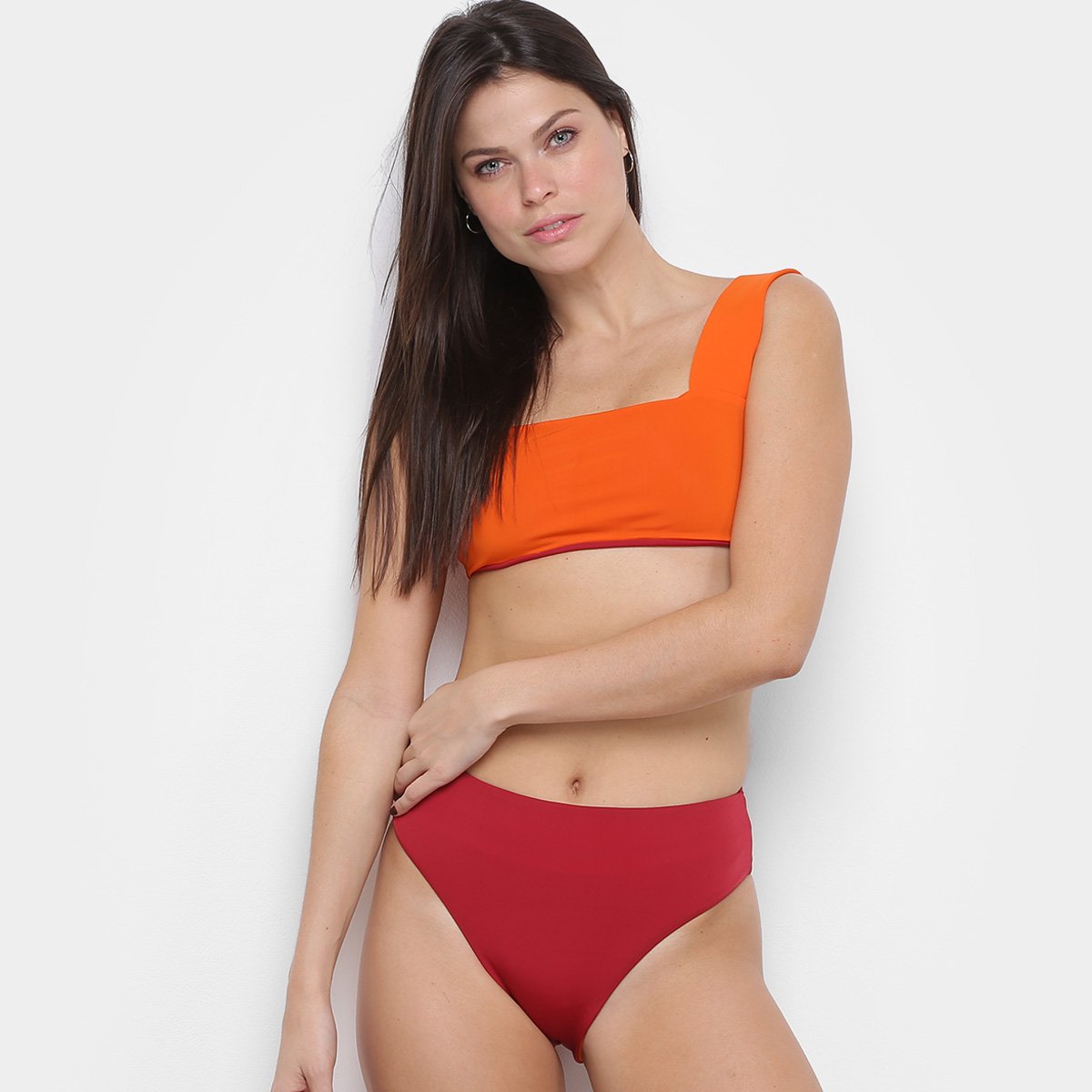 Conjunto Biquini Osklen Alça Larga Color