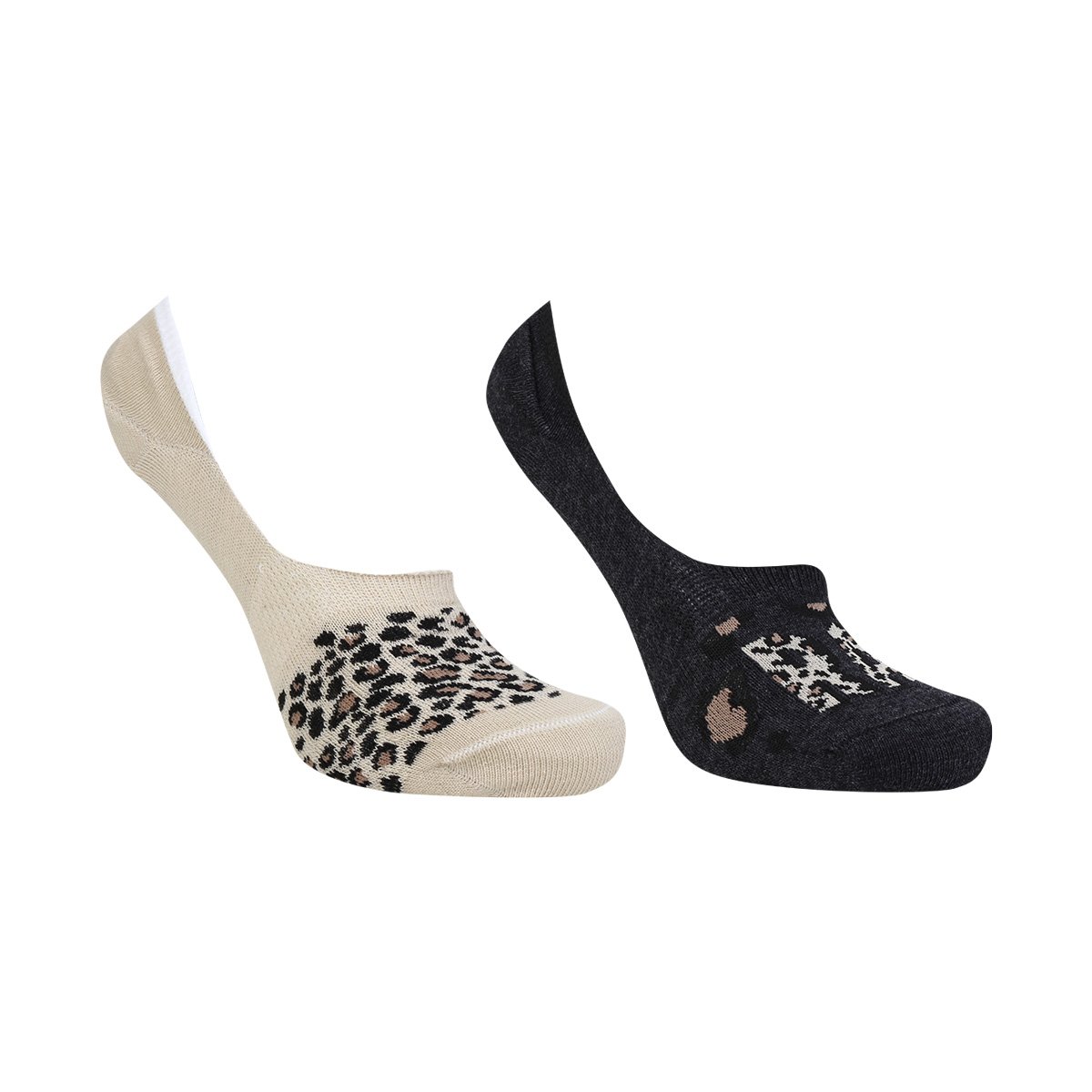 Kit Meia Cia da Meia Sapatilha com Silicone 2 Peças Feminino