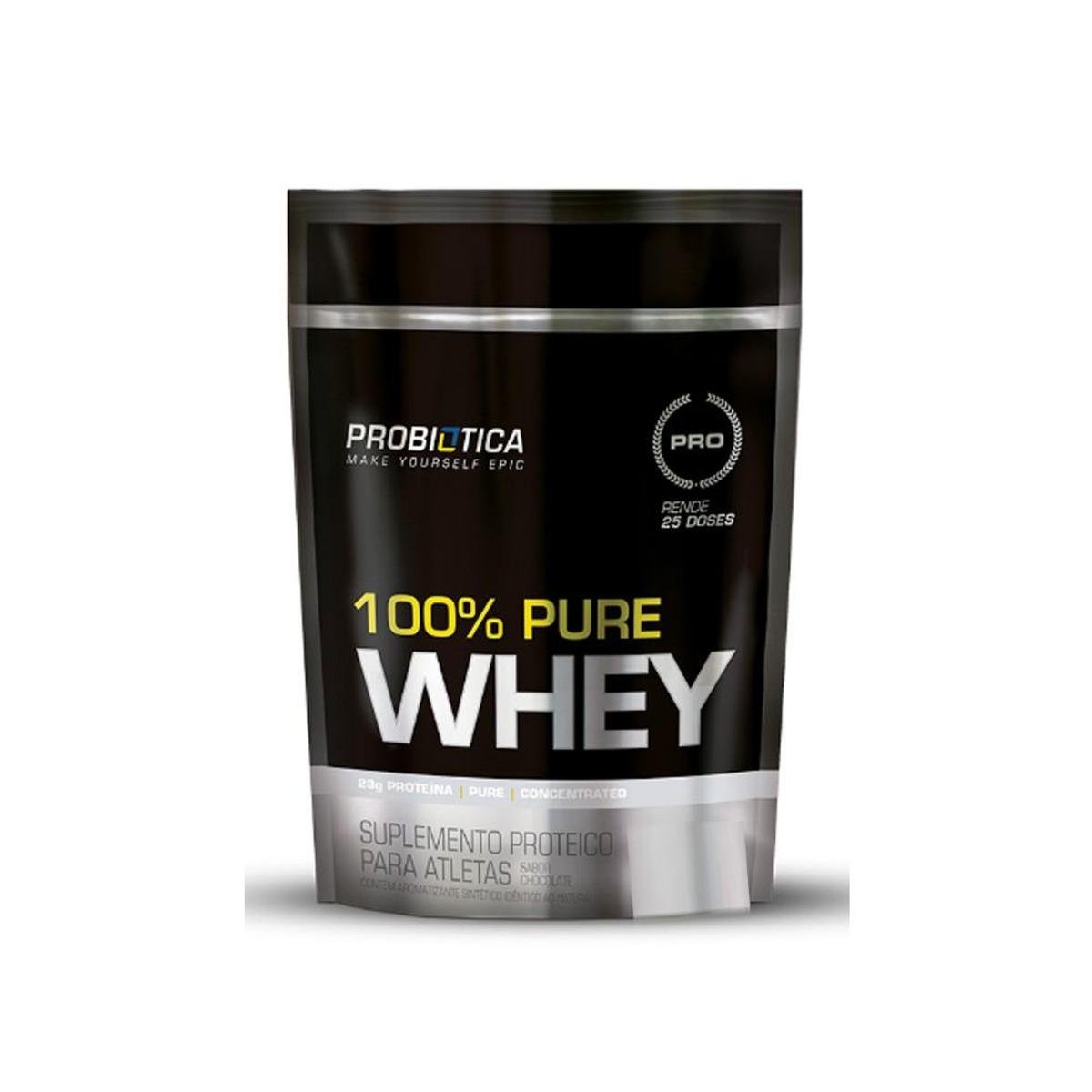 Whey Protein 100% Pure Whey Refil Pouch Probiótica 825g