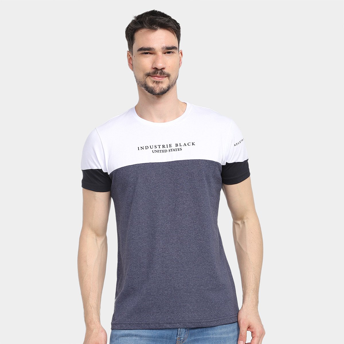 Kit Camiseta Industrie Básica Masculina 2 Peças - Tam: P - 3