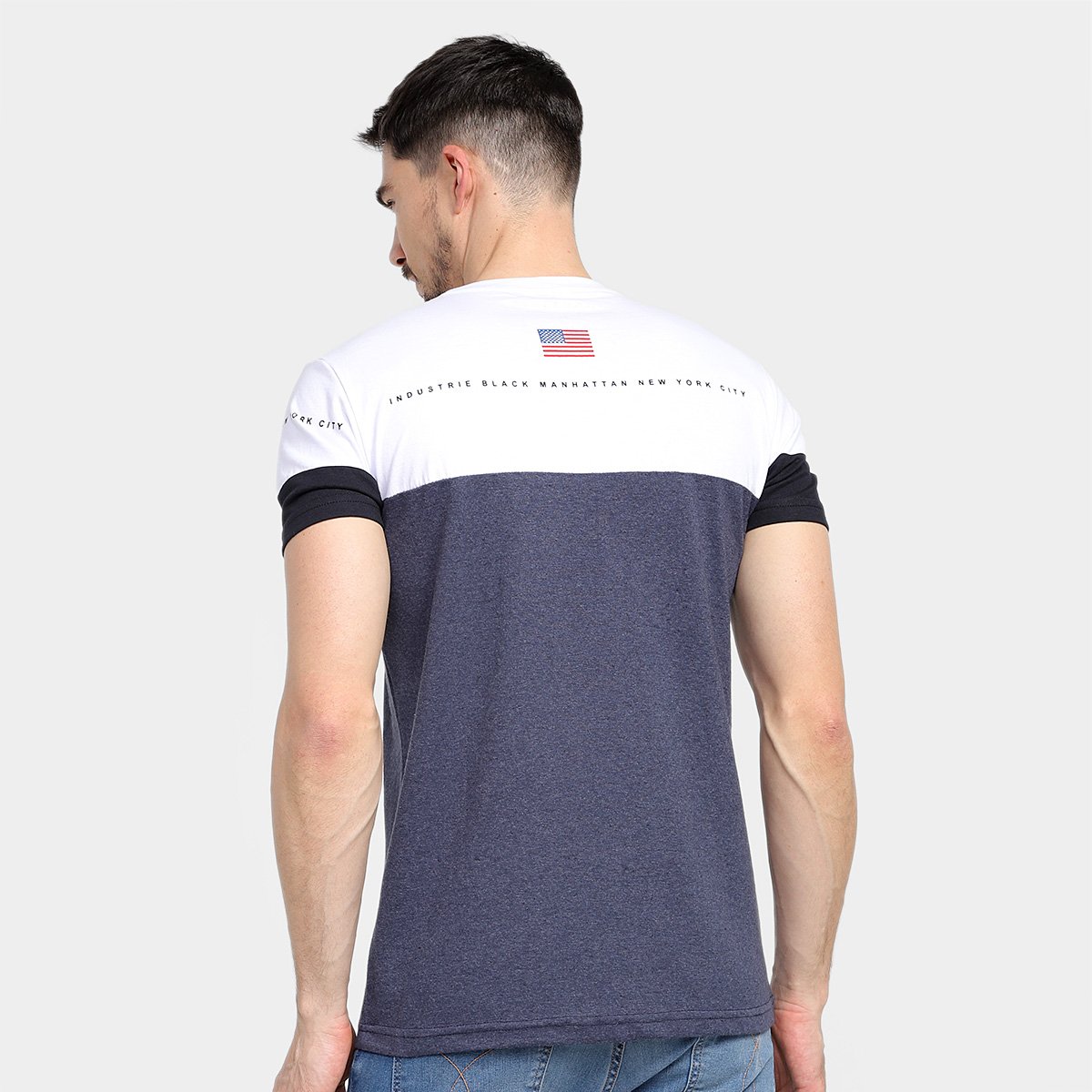 Kit Camiseta Industrie Básica Masculina 2 Peças - Tam: P - 4