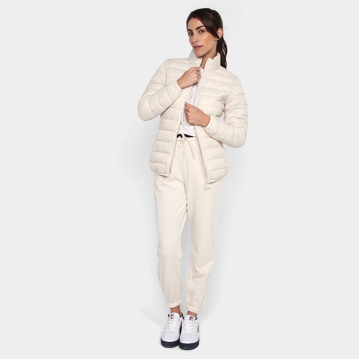 Jaqueta Puffer Fila Touch Feminina - Tam: P - 3