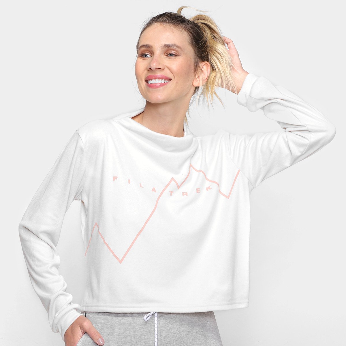 Blusa Fila Soft Trek Manga Longa Feminina