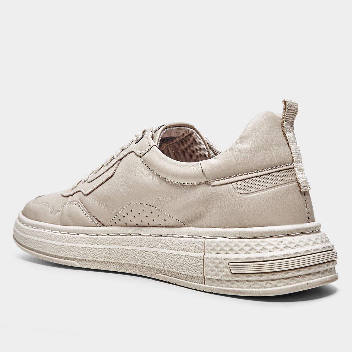 Tênis Couro Democrata Denim Jake Masculino - Tam: 42 - 2