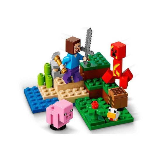 A Emboscada do Creeper Lego Minecraft LEGO - 21177 - Colorido Menor preço em A Emboscada do Creeper Lego Minecraft LEGO - 21177 - Colorido