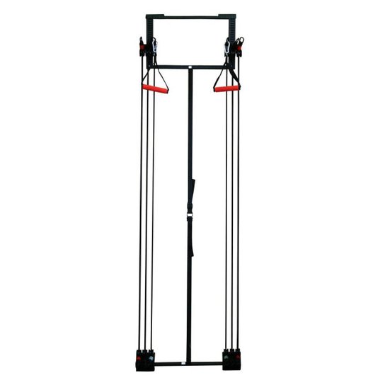 Academia de Porta Estação para Exercícios de Musculação - Preto Menor preço em Academia de Porta Estação para Exercícios de Musculação - Preto