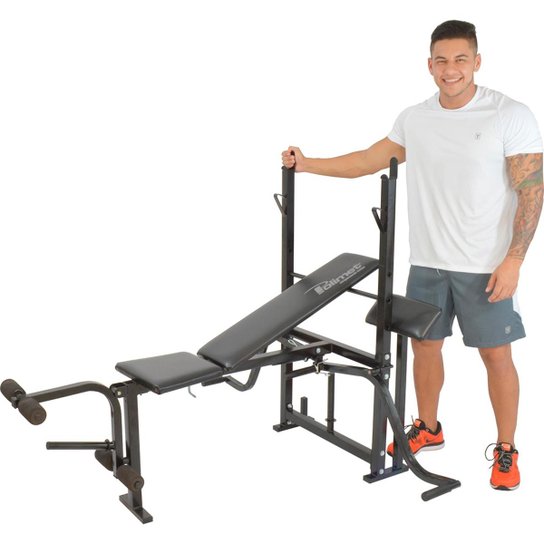 Academia Particular Com Suporte Para Crucifixo Polimet - Preto Menor preço em Academia Particular Com Suporte Para Crucifixo Polimet - Preto