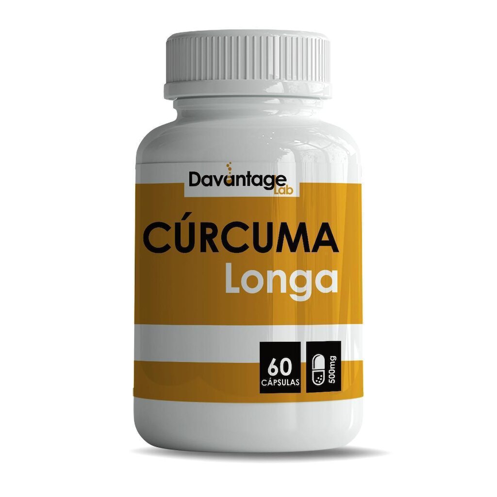 Açafrão Da Terra Em Cápsula 100 Puro 500mg