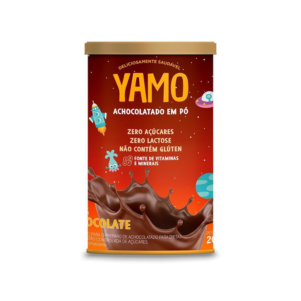 Achocolatado zero açúcar nutritivo yamo sem lactose 200g