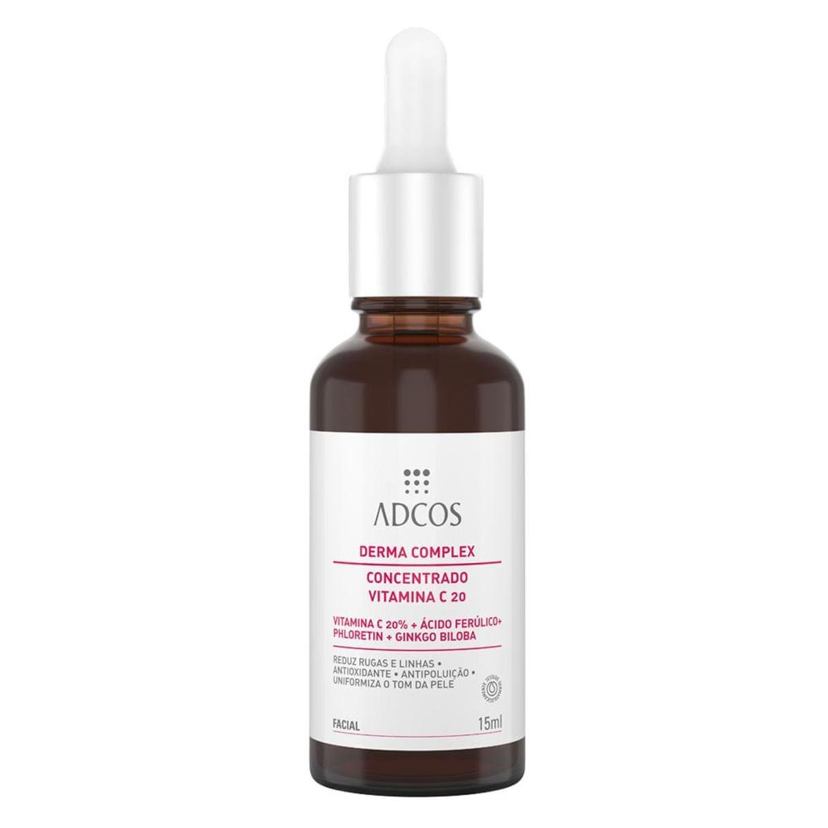 Menor preço em Adcos Derma Complex Concentrado Vitamina C 20 Sérum Anti-Idade 15ml