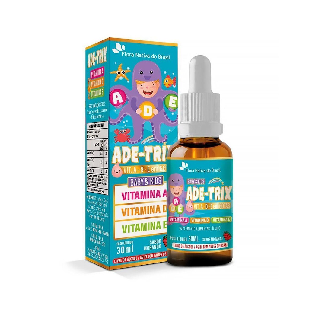 Ade-Trix Baby Kids Vitamina A D E 30ml Flora Nativa do Brasil