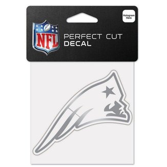 Adesivo Perfect Cut Decal Cromado NFL New England Patriots