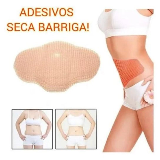 Adesivo Queima De Gordura Emagrecimento seca barriga abdomem - Bege Menor preço em Adesivo Queima De Gordura Emagrecimento seca barriga abdomem - Bege