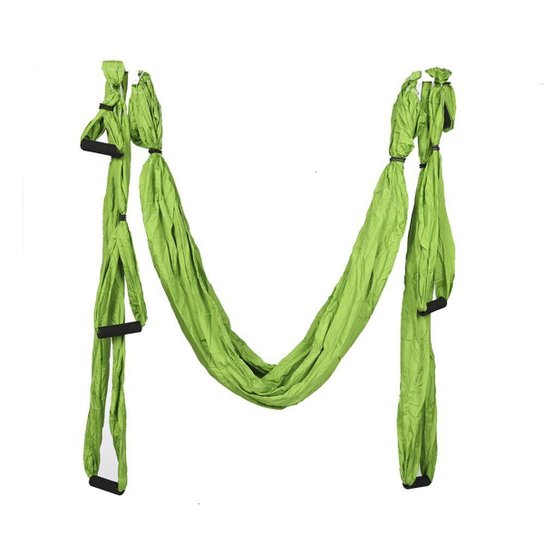 Aero Pilates Yoga Swing Proactions Peso1,30 kg Largura 2,5 m x 1,5 m - Verde