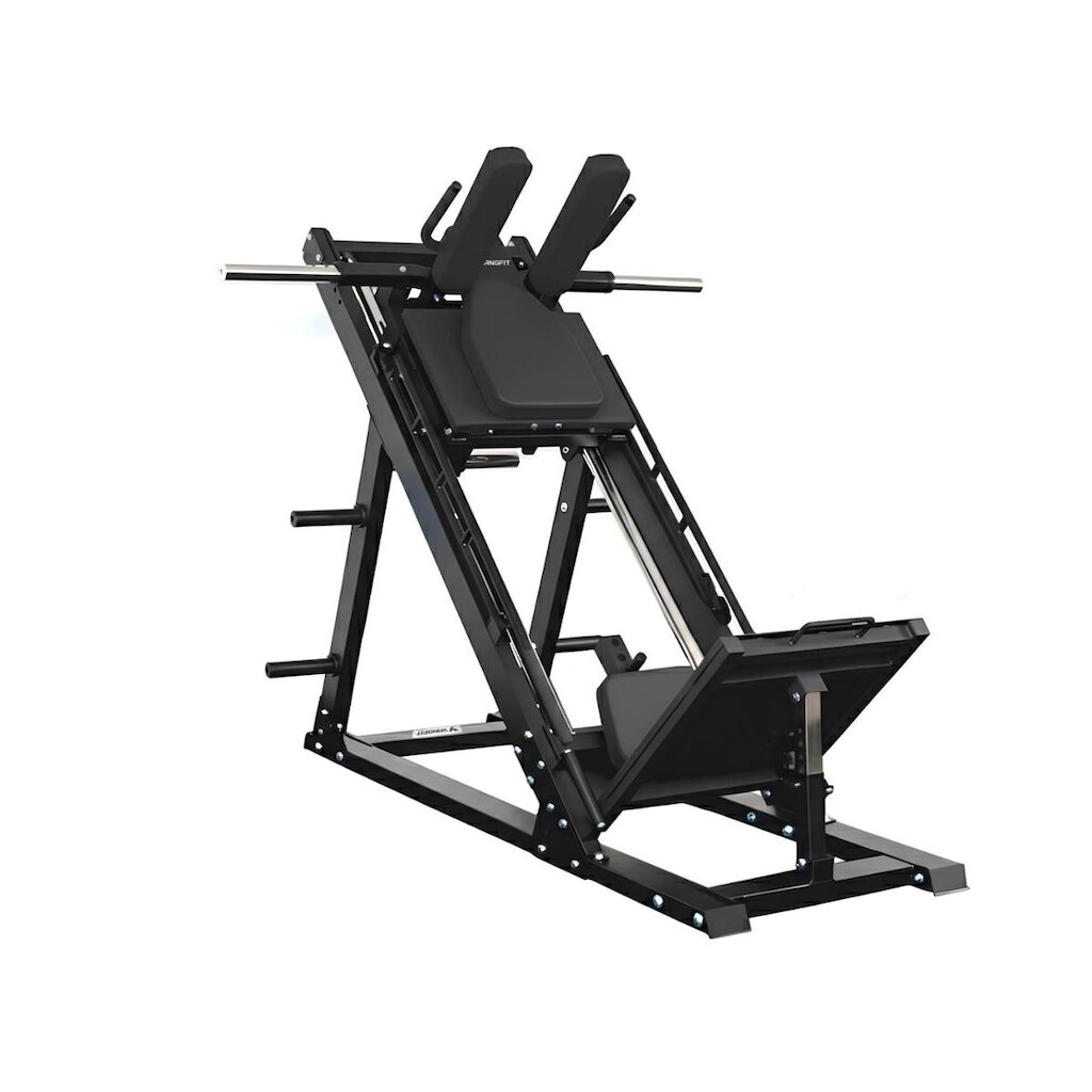 Agachamento Hack Leg Press Máquina Articulada 2 em 1 Yangfit