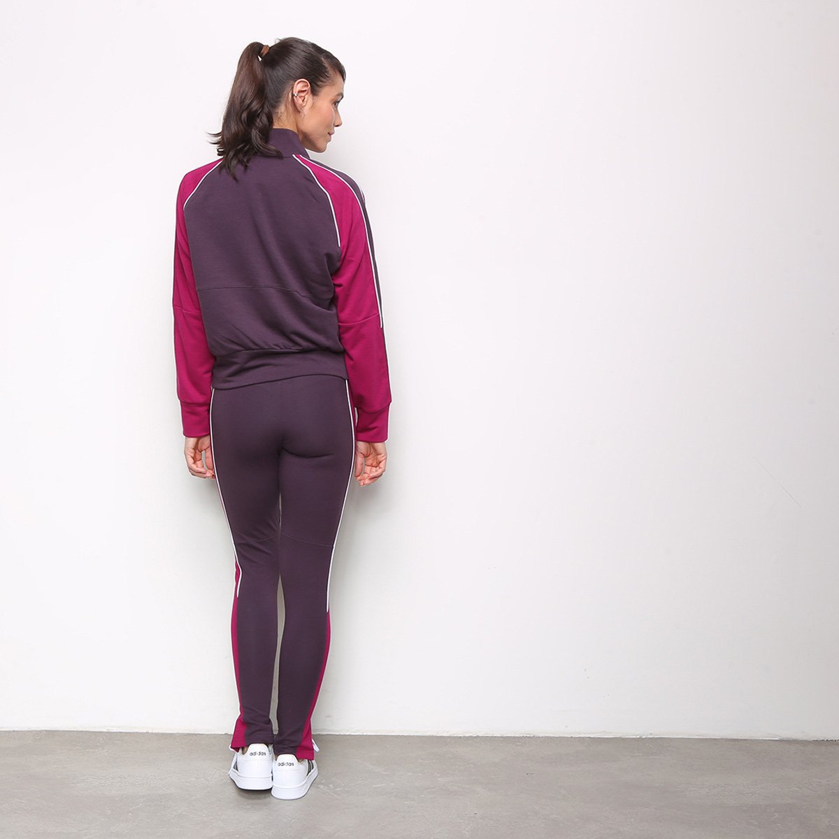 conjunto adidas feminino vinho