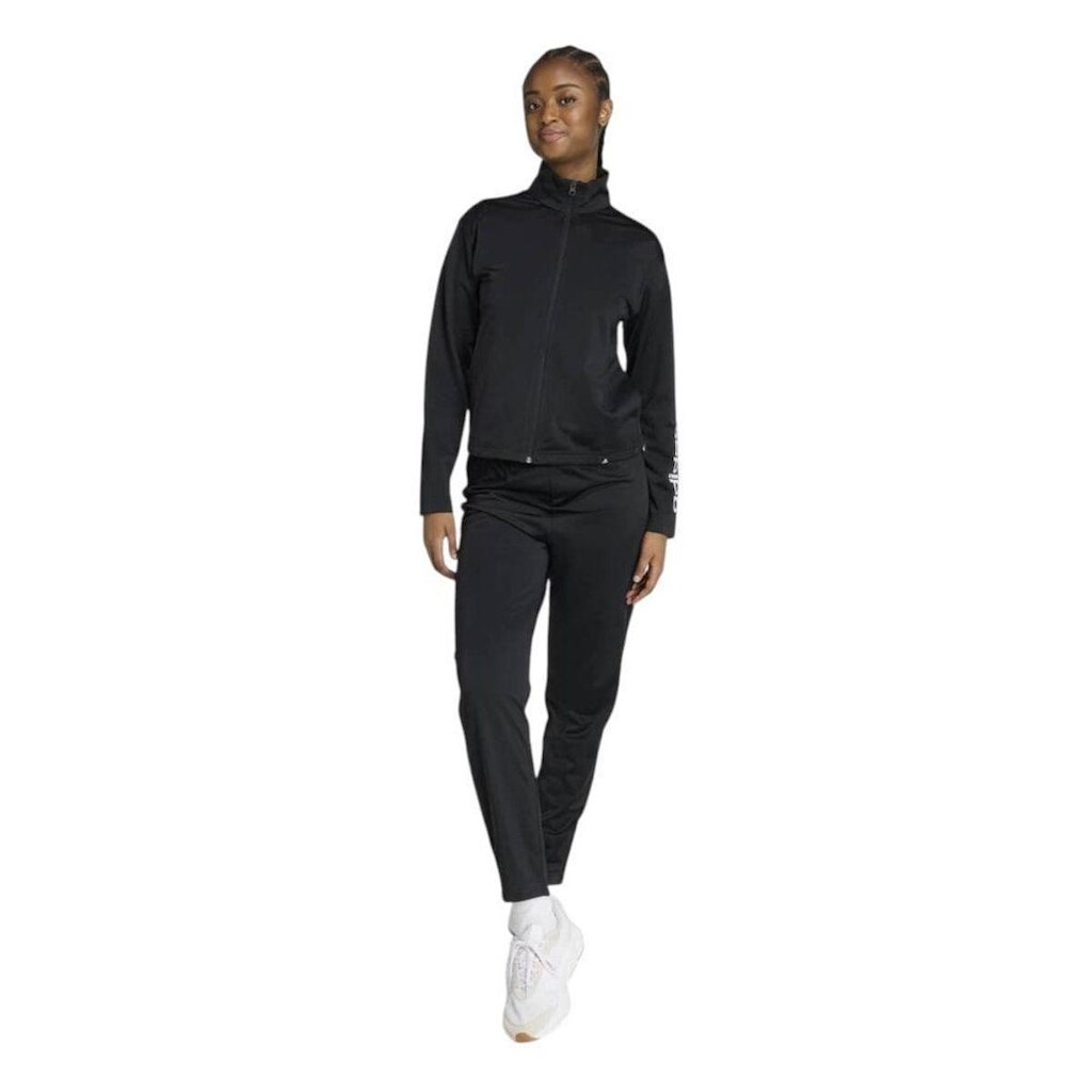 Agasalho Adidas Lin TS VL Feminino - Preto 2GG