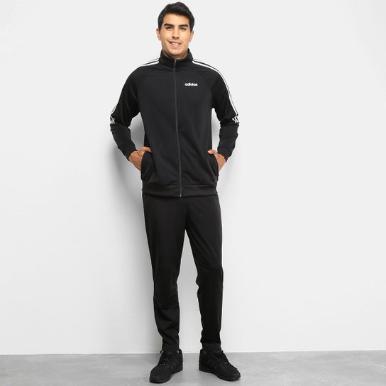 Agasalho Adidas Sere 19 Masculino - Preto e Branco Menor preço em Agasalho Adidas Sere 19 Masculino - Preto e Branco