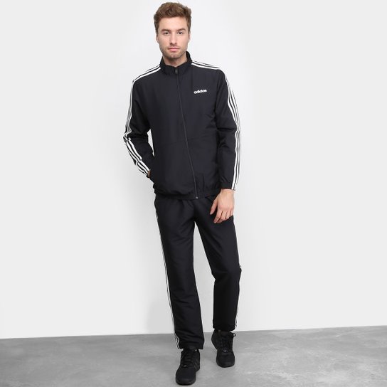 Agasalho Adidas Stripes Masculino - Preto é ruim? Agasalho Adidas Stripes Masculino - Preto é boa?
