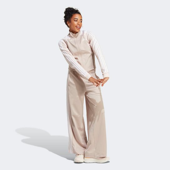 Agasalho Adidas Teamsport Feminino - Marrom Menor preço em Agasalho Adidas Teamsport Feminino - Marrom