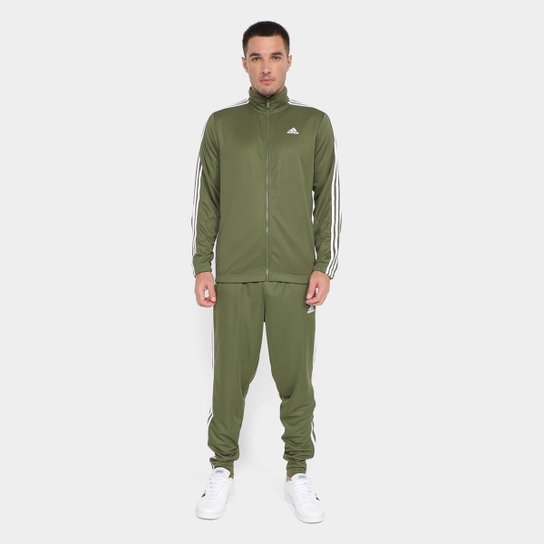 Agasalho Adidas Tiro Masculino - Verde escuro Menor preço em Agasalho Adidas Tiro Masculino - Verde escuro