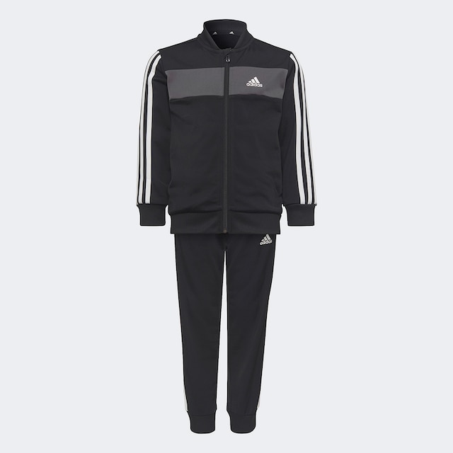 Menor preço em Agasalho Infantil Adidas 3 Listras - Preto+Cinza