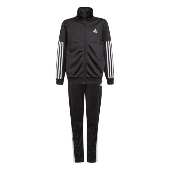 Agasalho Infantil Adidas 3 Stripes Team Masculino - Preto+Branco é ruim? Agasalho Infantil Adidas 3 Stripes Team Masculino - Preto+Branco é boa?