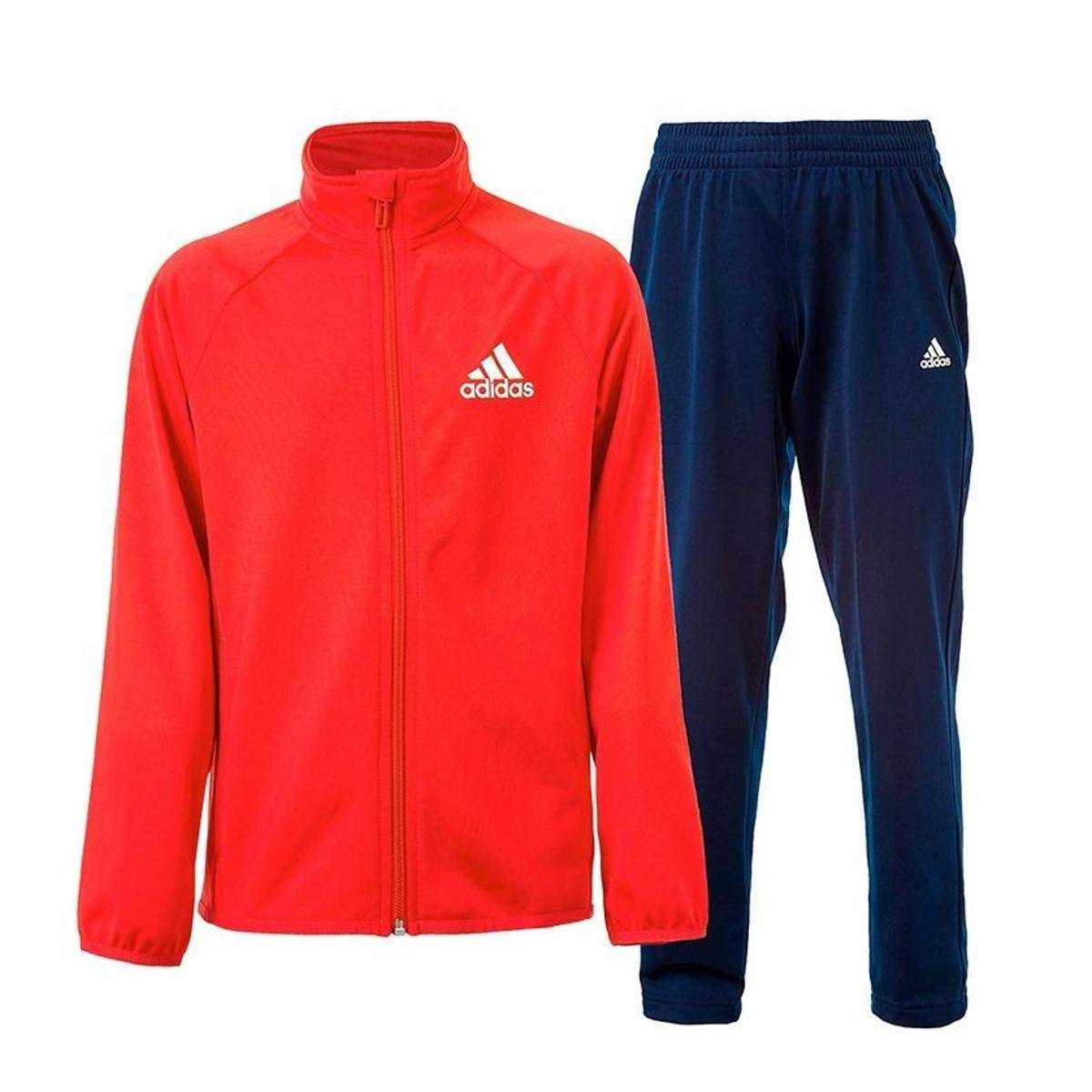conjunto adidas vermelho infantil