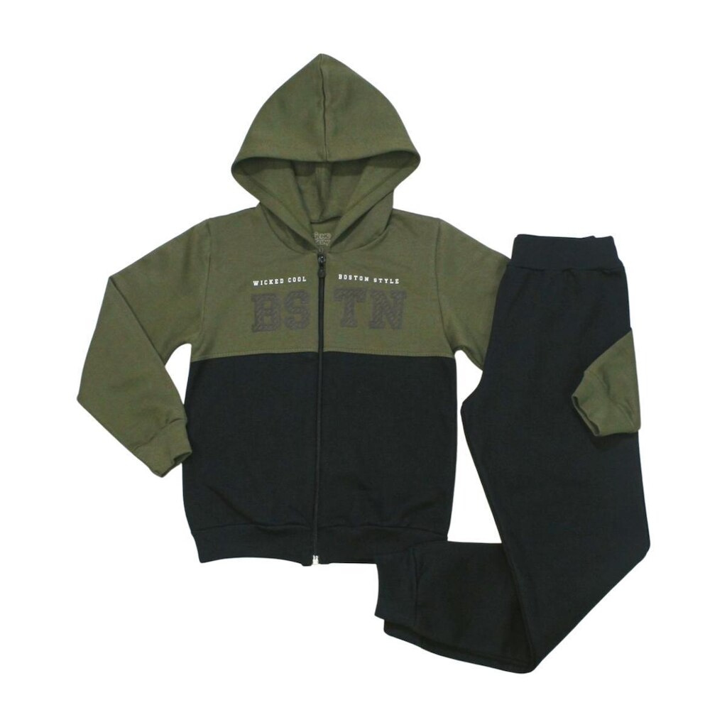 Agasalho Infantil Blusão Estampado e Calça 4392 - Bicho Bagunça