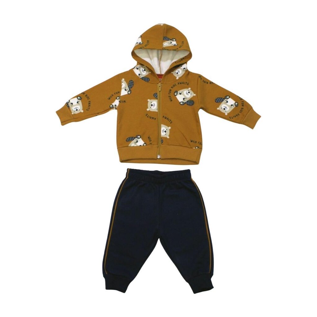 Agasalho Infantil Estampa Castor com Capuz 1000815 - Kyly