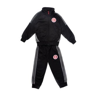 Agasalho Infantil Lotus Inter Trilobal Preto/Chumbo
