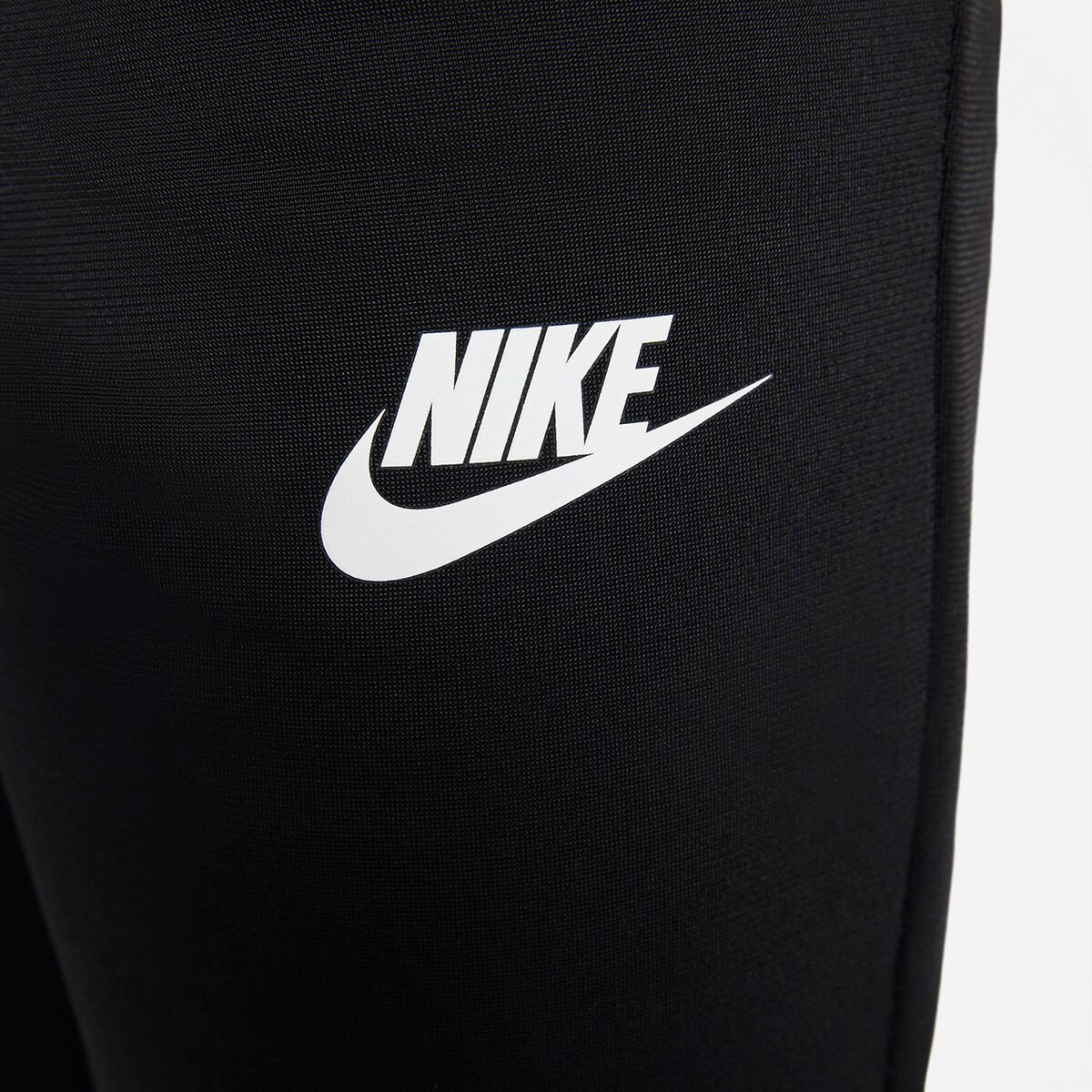 Agasalho Infantil Nike NSW Futura Poly Cuff TS - Preto+Rosa | Netshoes