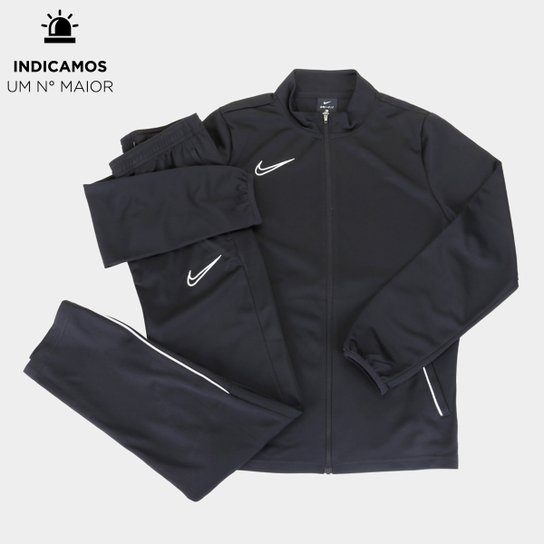 Agasalho Juvenil Nike Academy Suit Dri-Fit - Preto+Branco é ruim? Agasalho Juvenil Nike Academy Suit Dri-Fit - Preto+Branco é boa?