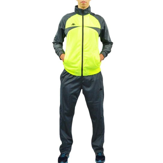Agasalho Kappa Sportswear Forever Elanca Masculino - Amarelo
