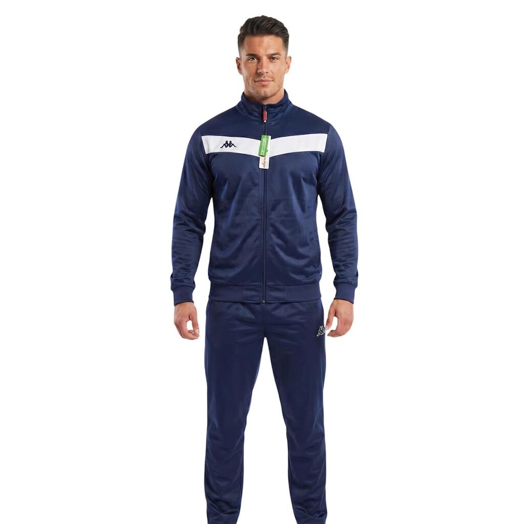 AGASALHO MASCULINO KAPPA WARM MARINHO BRANCO