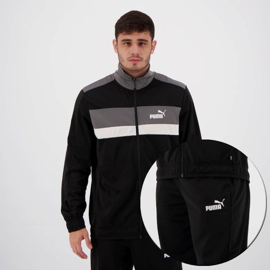Agasalho Puma CB Retrô Tracksuit CL Preto - Preto é boa?