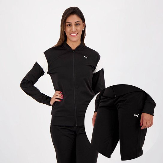 Agasalho Puma Classic Tricot Suit op Feminino - Preto é ruim? Agasalho Puma Classic Tricot Suit op Feminino - Preto é boa?